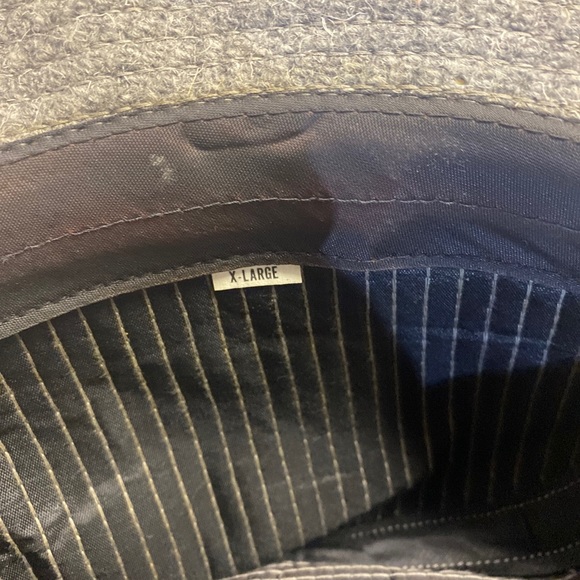 Vintage Richman Brothers USA- Grey / 100% Wool Fedora-Style Hat Size XL - Picture 6 of 7